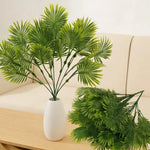 décoration intérieure plante artificielle feuilles vertes moderne branche verte naturelle maison carnaval