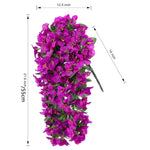 guirlande fleurs artificielles rouge blanche violettes feuilles vertes moderne décoration intérieure mariage anniversaire baby