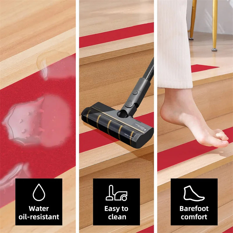 ruban adhésif antidérapant rouge pailleté moderne adhésif scie papier verre non slip tape