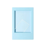 cadre photo minimaliste moderne jaune noir vert gris bleu clair rose violet posable photos