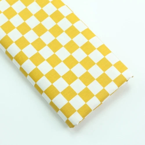 tissu coton carreaux multicolores moderne protection uv respectueux environnement 160cm large