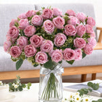 décoration extérieure moderne bouquet roses artificielles soie blanc rouge anniversaire mariage