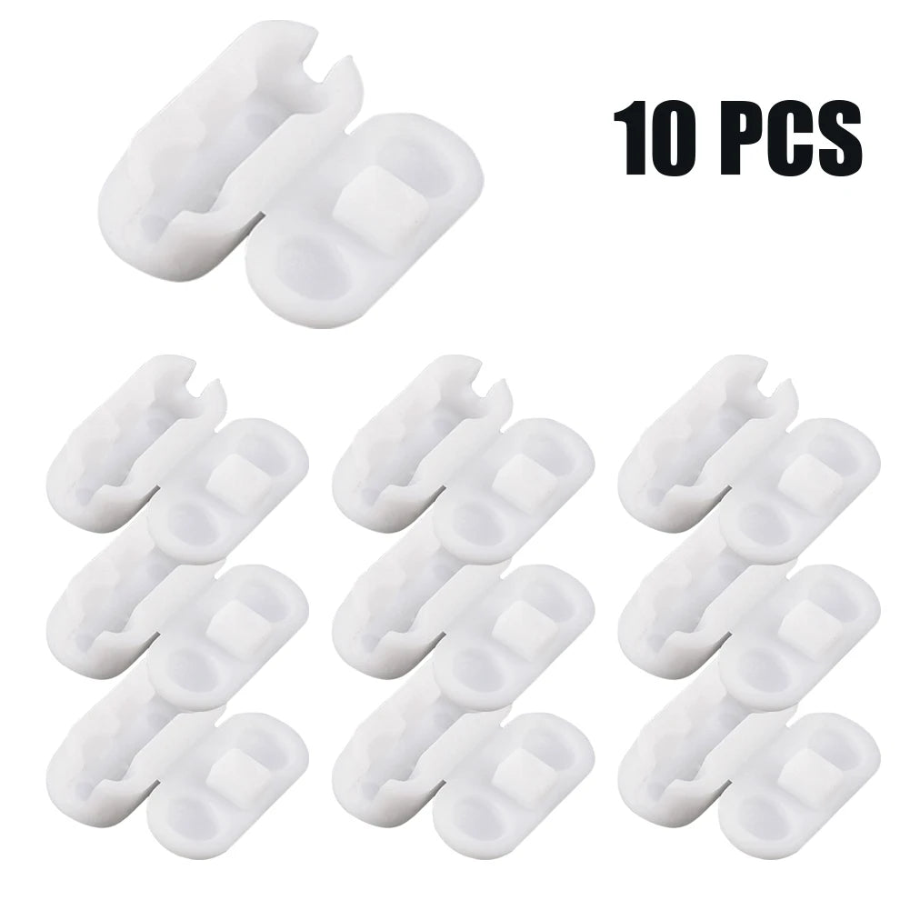 clips rideau blancs modernes stores roulants cordon traction connecteur chaîne perlée clips d'extension