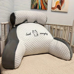 oreiller lecture ergonomique support dorsal réglable coussin lombaire doux mousse pe polyester pointillé moderne