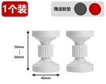 Boutons manchette modernes vis réglables noir blanc texture denture