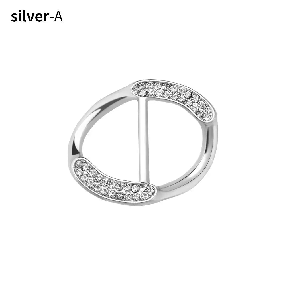 clips serviette or argent strass décoratifs élégants carré rond cœur étoile diverse formes