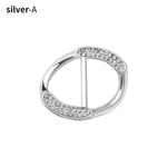 clips serviette or argent strass décoratifs élégants carré rond cœur étoile diverse formes