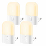 veilleuse nuit led capteur lumière réglable blanc chaud moderne adhésif prise eu sensor dusk