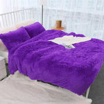 couverture peluche douce rose clair gris violet vert pastel confortable