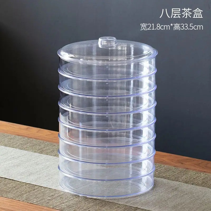 boîte thé transparente imprimé chinois moderne résistante humidité papier d'emballage double couche