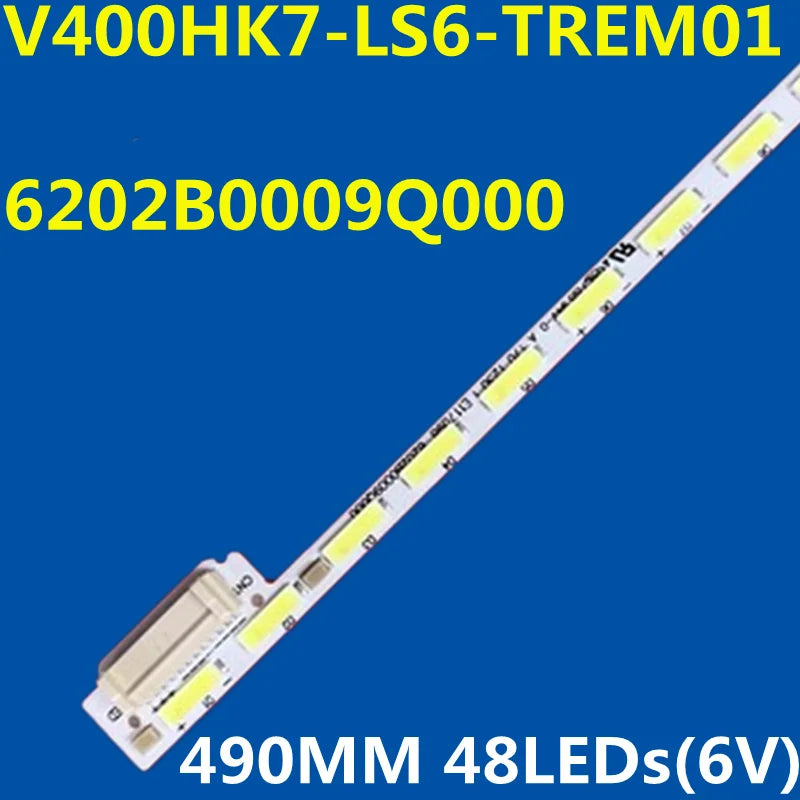 bande led décoration professionnelle 490mm 48 lames blanc opaque moderne autoinstallation fluxlumineuxfaible