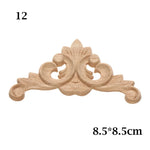 appliques decoratives bois floral sculptees baroques naturelles decoration murale farmhouse classic