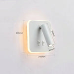 lampe murale moderne led noir fixée mur chargeur usb chambre entrée étude