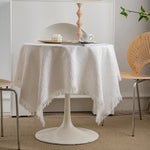 couverture boho chic motif géométrique blanc portable pique nique voyage maison