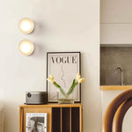 applique murale moderne vert jaune blanc rayures concentriques adhésive led éclairage quotidien fixée mur