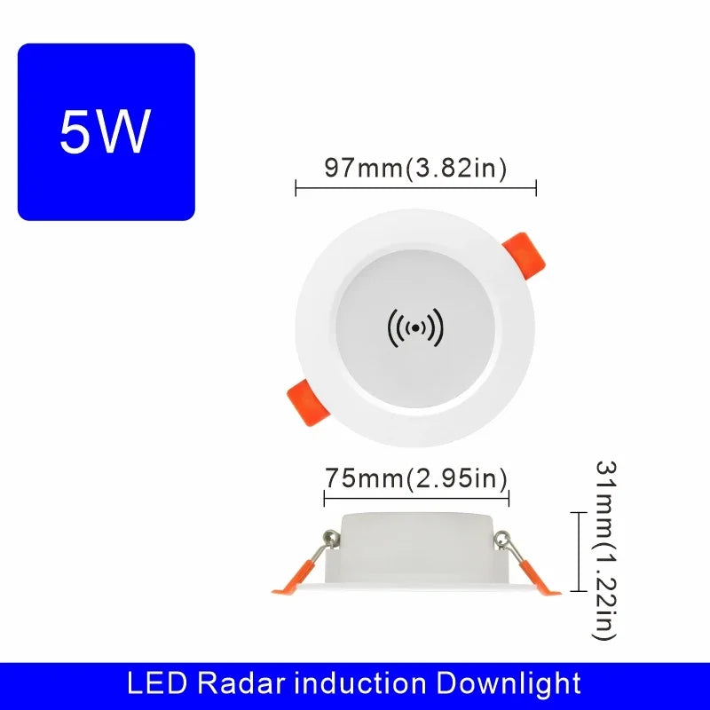 plafonnier led blanc 5w 7w 9w cold white 220v moderne rond lisse opacité