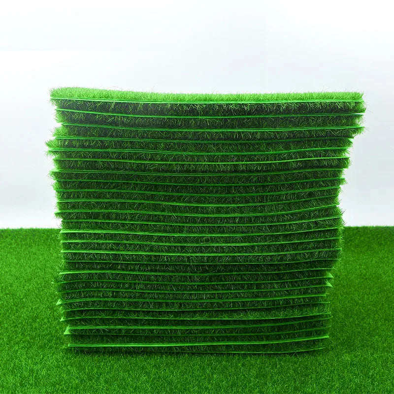 tapis artificiel vert pelucheux moderne décoration intérieure ambiance naturelle 15x15cm 30x30cm durable imitation herbe