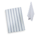 serviettes table coton bleu marine blanc rayures carreaux classique rustique