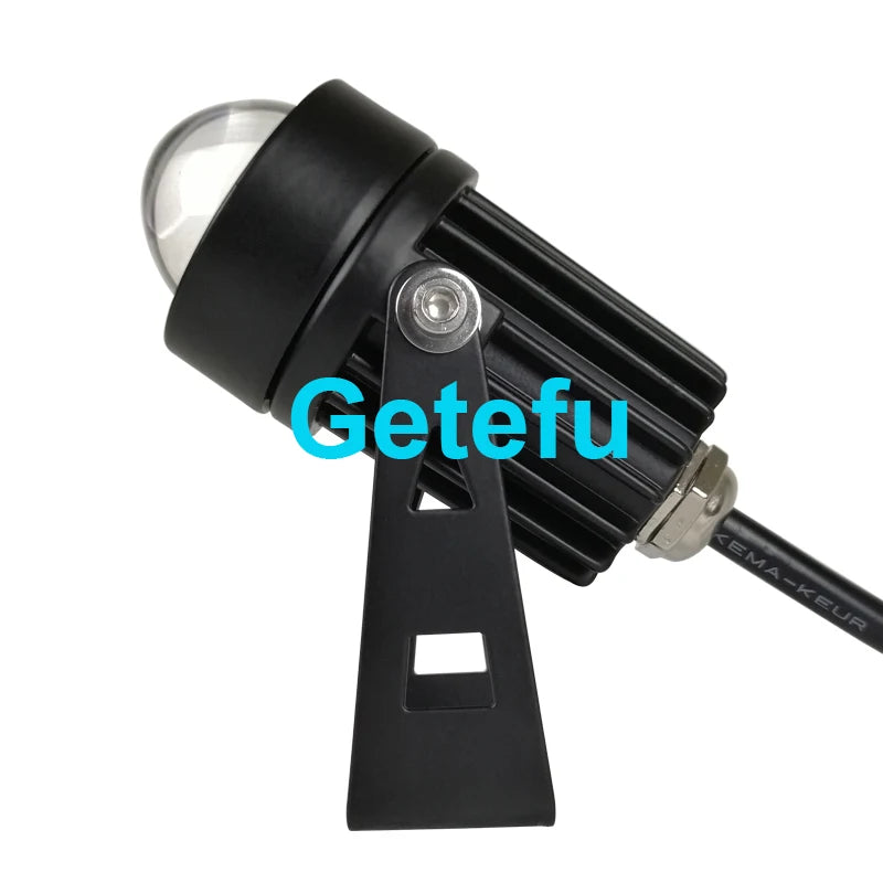 projecteur led moderne étanche noir ip65 3w 4000k aluminium flux lumineux 249paque