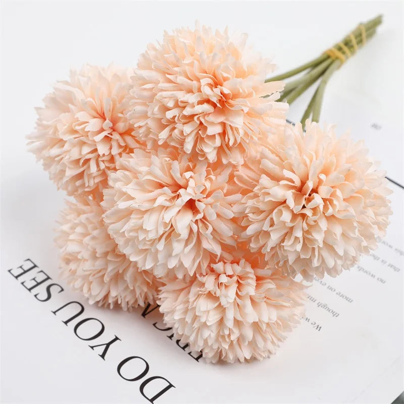décoration intérieure bouquet hortensia soie blanc rose minimaliste mariage anniversaireextérieur