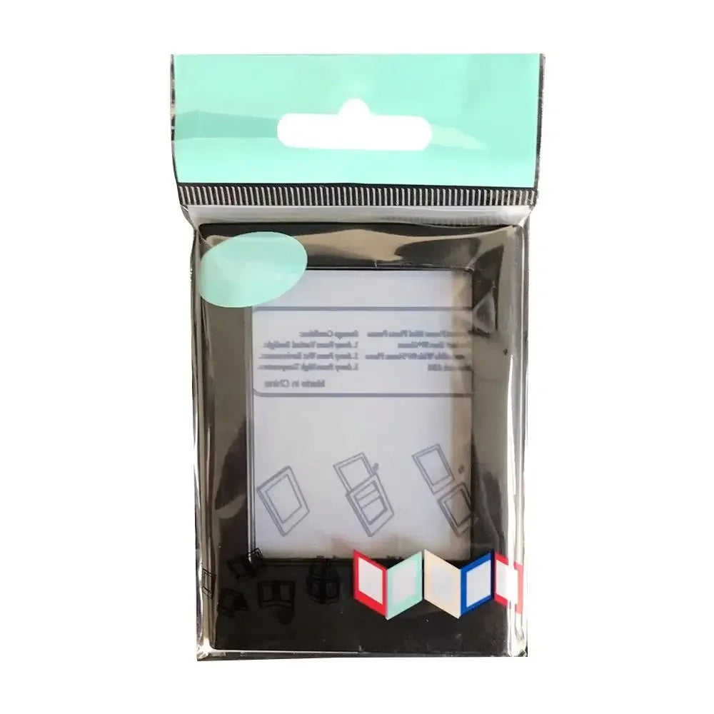 cadre photo transparent minimaux modernes clips métalliques photos polaroid diverse couleurs
