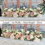 guirlande florale artificielle romantique mariage décoration intérieure blanc violet bleu orangé