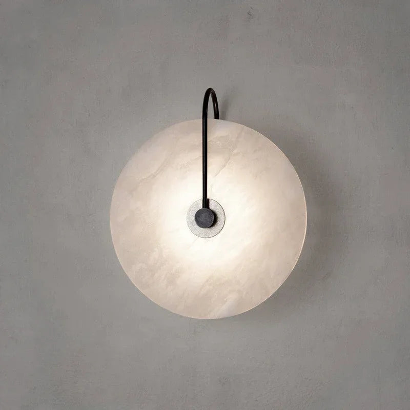 lampe murale moderne marbre blanc noir éclairage quotidien fixée 220v led 2000lm 10m²