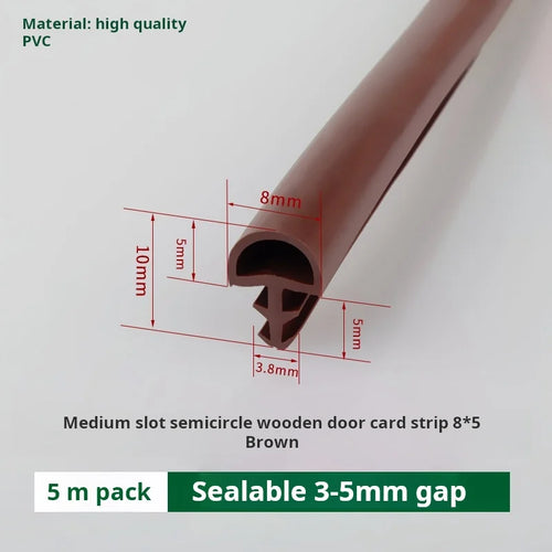 joint porte marron adhésif moderne plat anti collision insonorisant coupe vent étanche