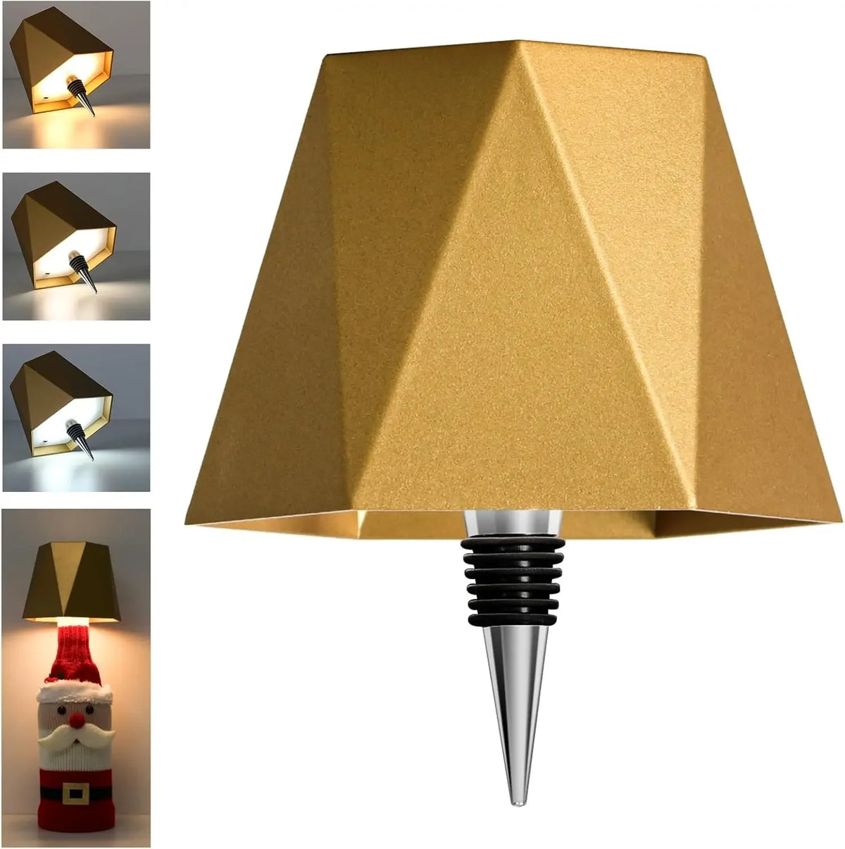lampe bouteille vin noir tactile led sans fil moderne chambre table
