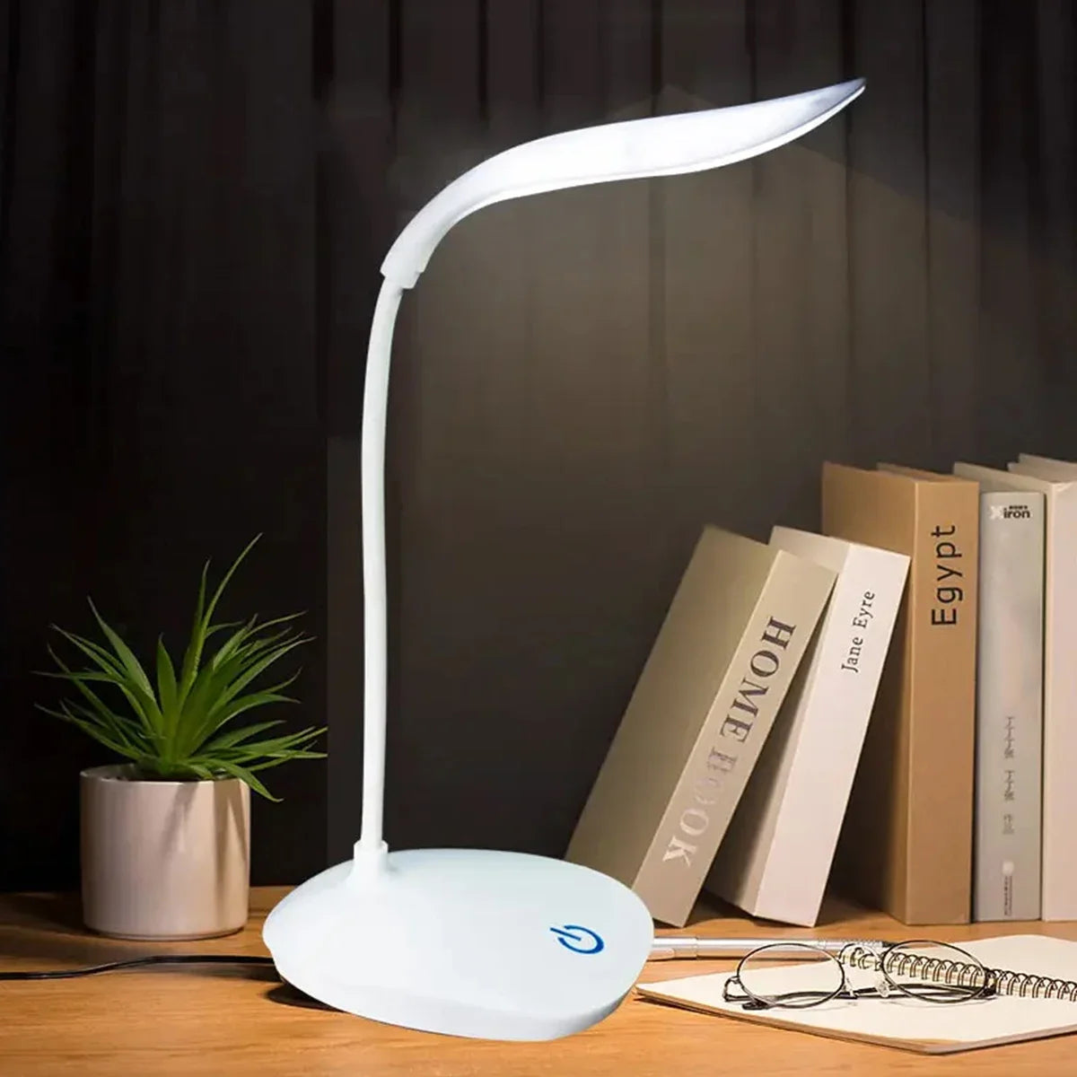 lampe led portable usb rechargeable touch dimming protection yeux moderne