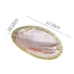 assiettes bijoux blanc or élégantes motifs floraux texture naturelle pieds métalliques almacenamiento joyas