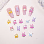 mini breloques résine hello kitty pomponpurin figurines décoratives personnages mignons rubans scrapbooking artisanal DIY