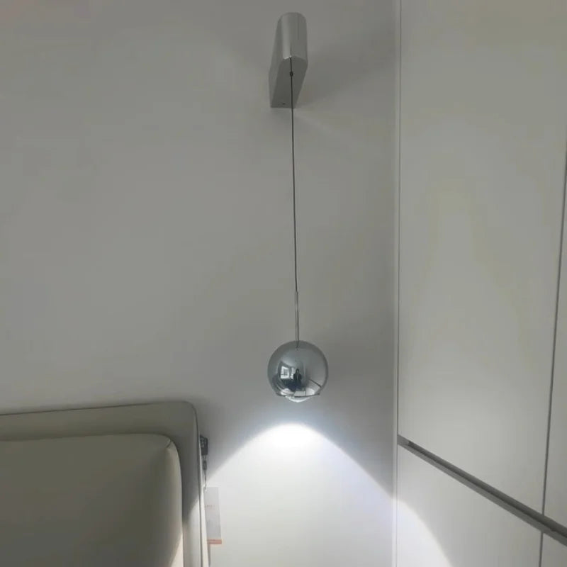 lampe murale moderne minimaliste argentée noire led mur fixé contemporain lumière chaude lumière blanche