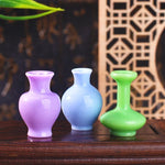 vases résine couleur verte bleue rose orange violet beiges modernes ornement cuisine bricolage accessoires