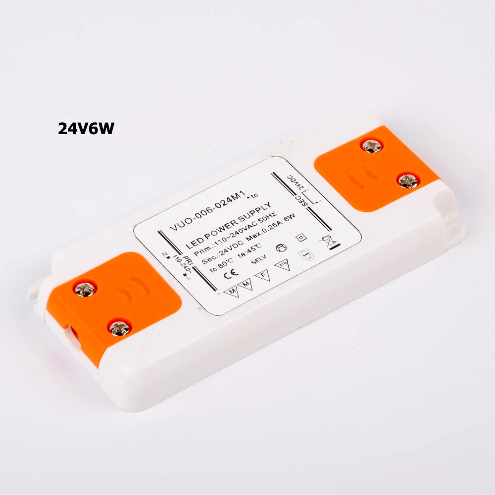 transformateur led ultrafin 12v 24v blanc orange moderne terminal blocks 12w 15w 30w 50w