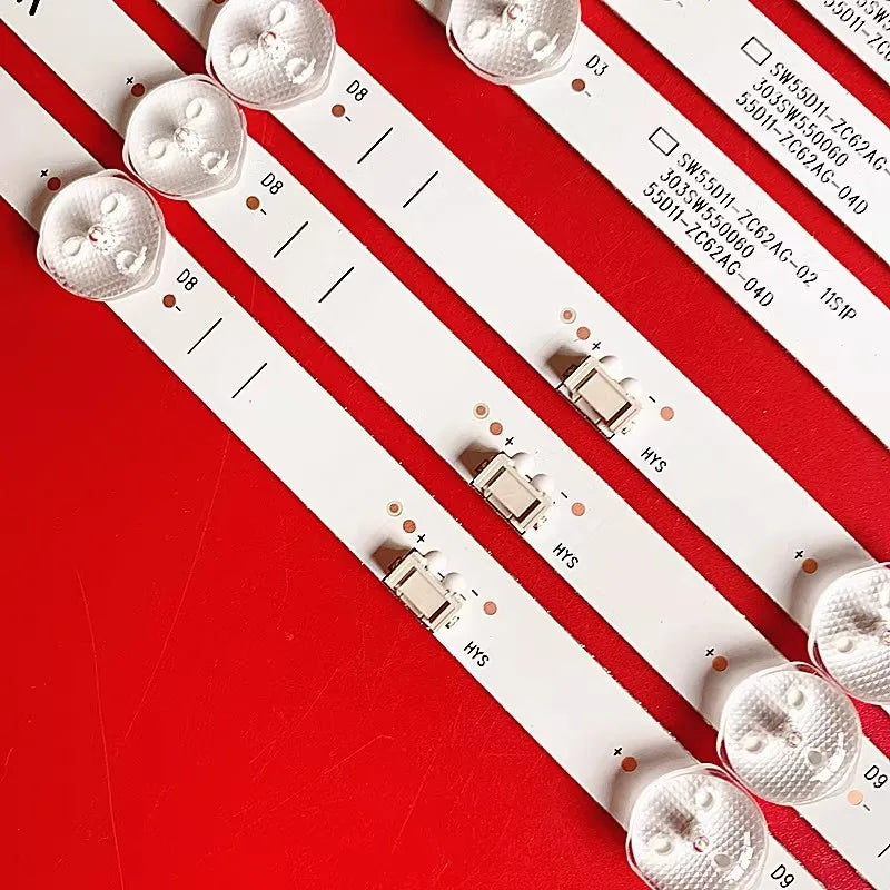 ruban led blanc moderne réutilisable aluminium fixe éclairage tv led backlight strip