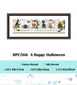 Kit broderie animaux hiver fruits instructions toile fil coton soie