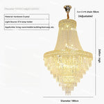 lustre cristal doré classique encastrée ampoules E14 led moderne salon hall