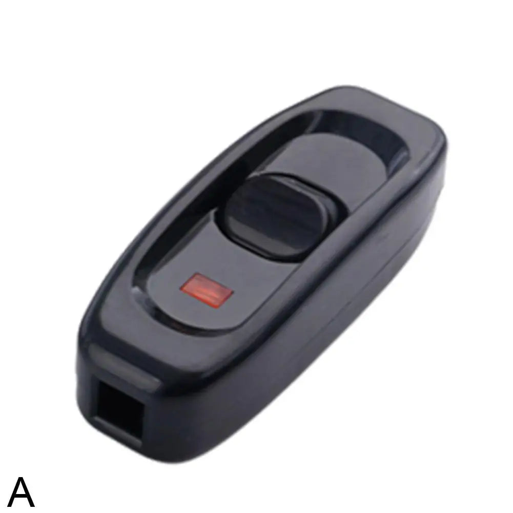 interrupteur va vient on off led indicateur noir blanc moderne lisse bouton arrondi