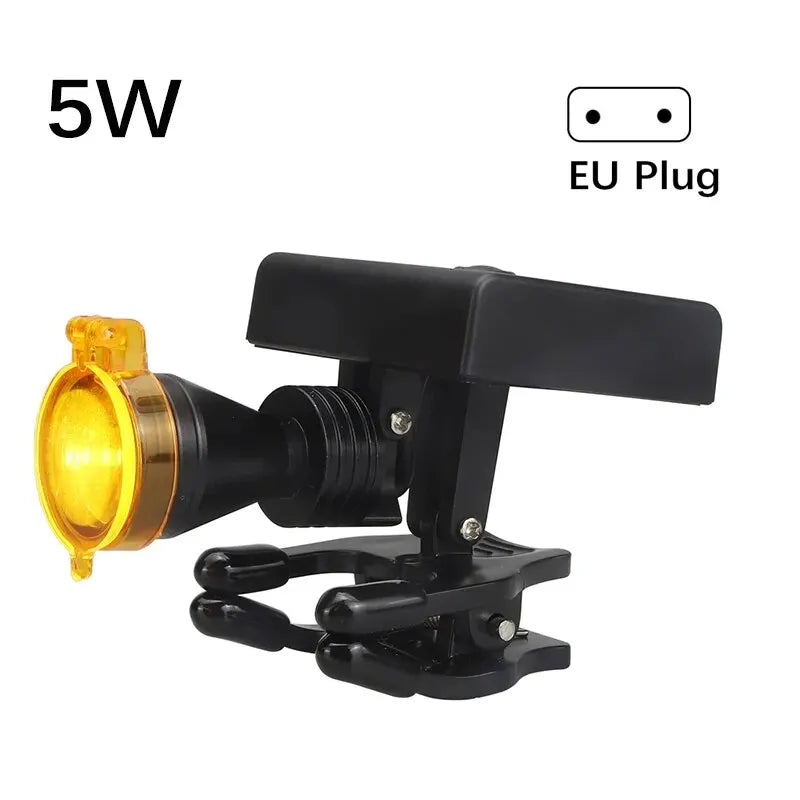 lampe torche clip noir moderne 600mAh led rechargeable 163mm longueur