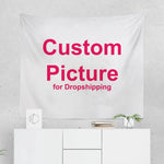 tapis blanc rose moderne imprimé custom picture textile polyestère lavable main machine 150x100cm