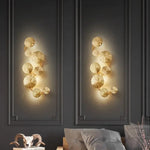 applique murale moderne dorée relief corail loft éclairage led chambre salle bain lumières