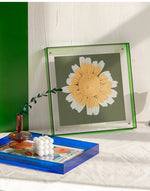 Collection de cadres photo flottants multicolores