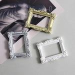 Cadre photo résine vert pour bureau