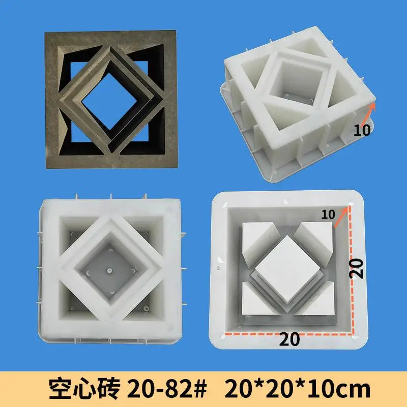 blocs décoratifs blancs motifs géométriques modernes facile utiliser cloisons décoratives intérieur extérieur