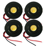 Spot LED argent or noir moderne câbles noirs rouges 12v 24v led cuisine