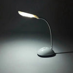 lampe led moderne rechargeable flexible blanc gris clair gooseneck éclairage directionnel minimaliste abs pvc