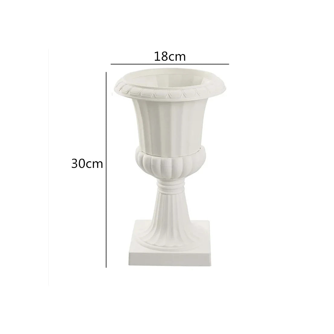 vase noir blanc rayures horizontales intérieur extérieur décoration jardin maison