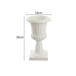 vase noir blanc rayures horizontales intérieur extérieur décoration jardin maison
