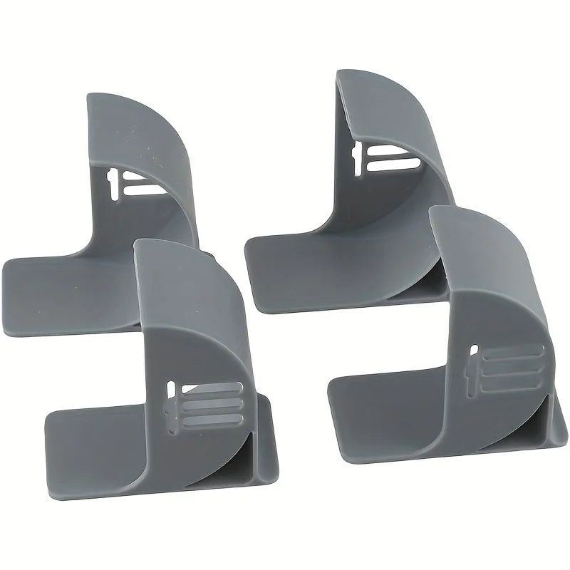 supports rangement cuisine adhésifs blanc gris moderne minimalistes rouleaux film plastique aluminium sacs poubelles